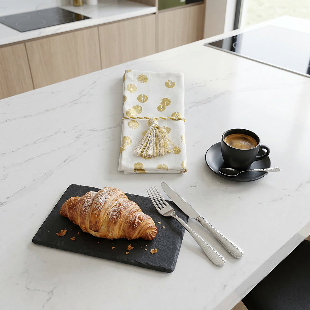 No Handloom Dinner Napkins - Premium Cloth Napkins